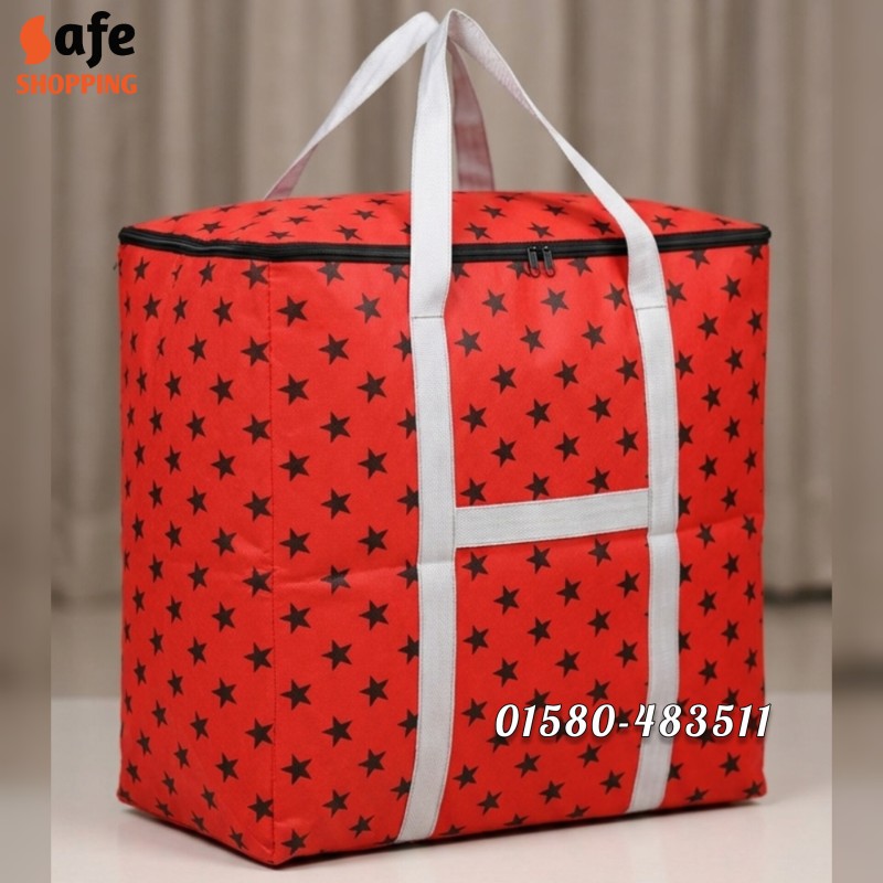 (১ পিস) New Star Printed Huge Capacity Storage & Travel Bag