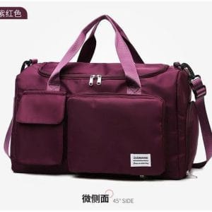 Waterproof Travel & Gym Bag – Deep Purple
