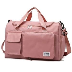 Waterproof Travel & Gym Bag – Pink