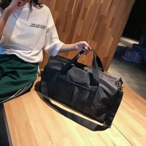 Fitness Travel Bag – Black