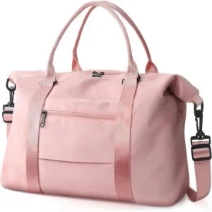 Waterproof Travel Duffle Bag – Pink