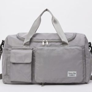 Waterproof Travel & Gym Bag – Dove Grey