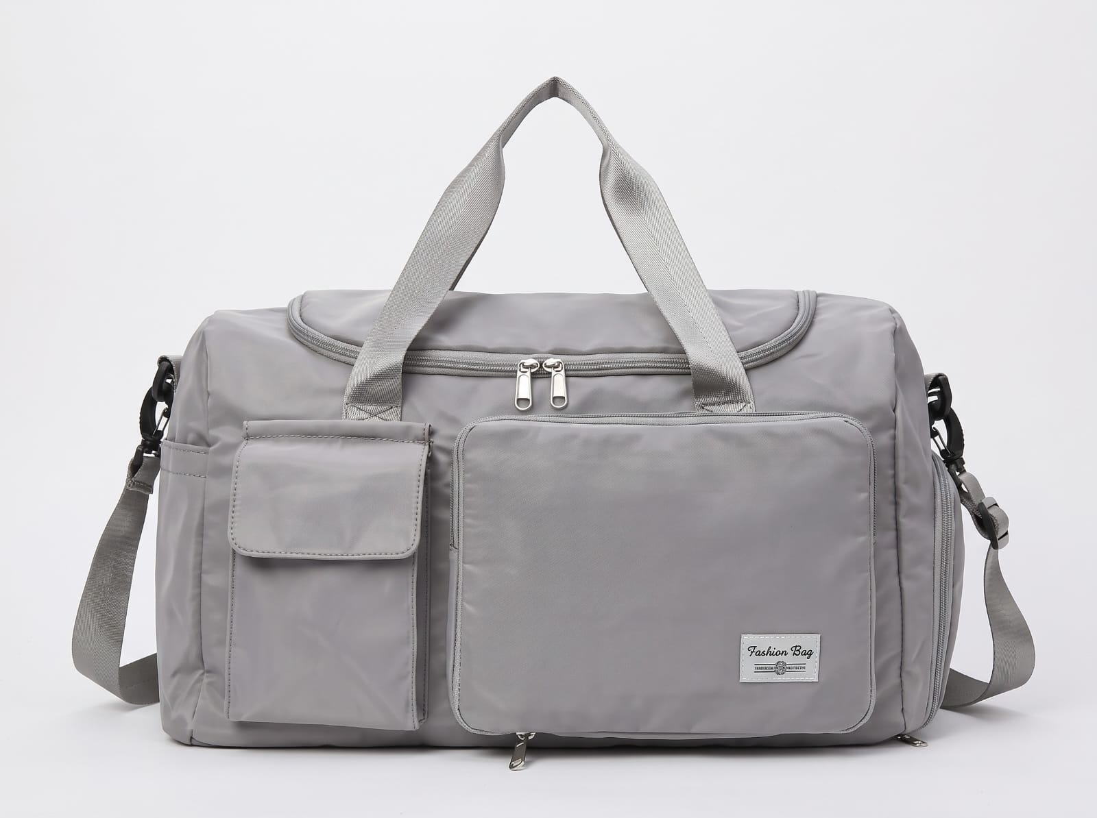 Waterproof Travel & Gym Bag – Dove Grey