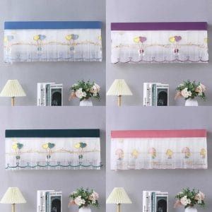 Lace Fabric Net AC Cover – Dustproof Polyester Protection