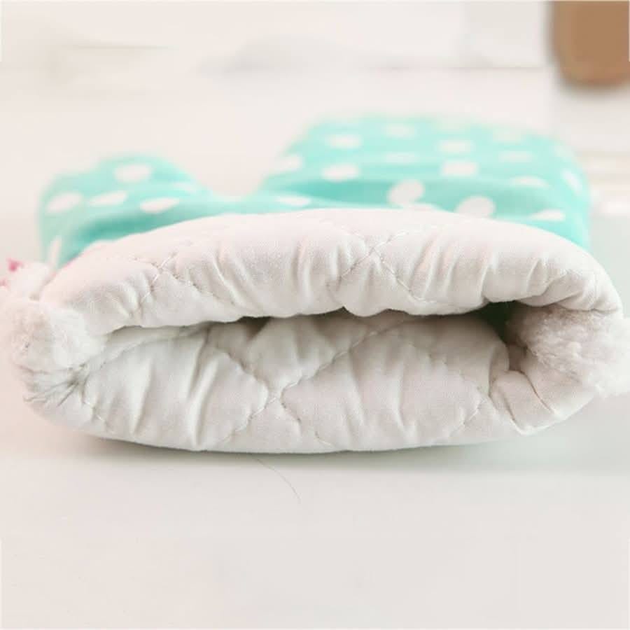 High Quality Cotton Linen Oven Gloves – Heat Resistant Kitchen Gloves - Image 3