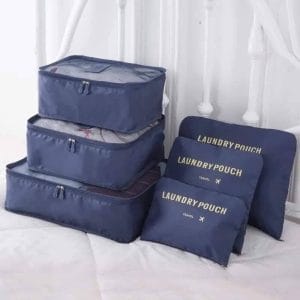 High Quality 6 Pcs Set Oxford Cloth Travel Bag In Bag Luggage Organize
