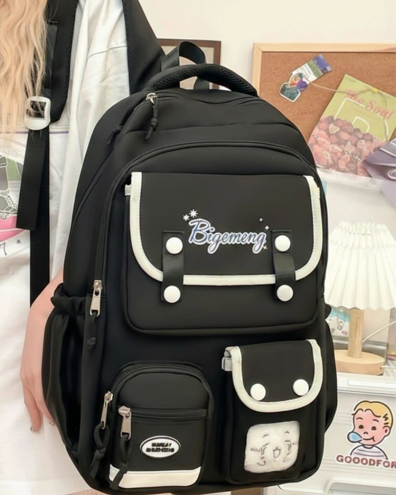 Korean Design Stylish School Bag for Girls